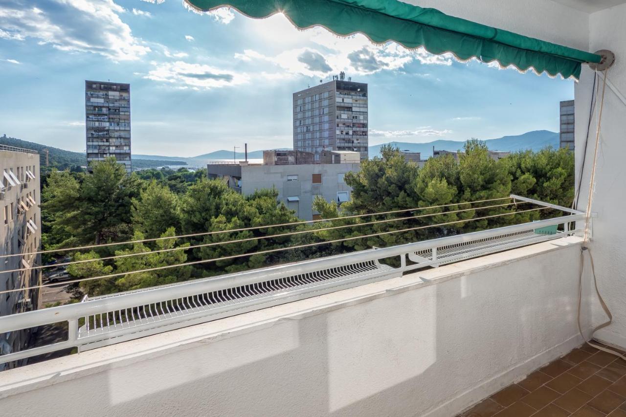 Spinut Sunset 3Bd Apartment - Sea View Balcony & Quiet Area Split Kültér fotó