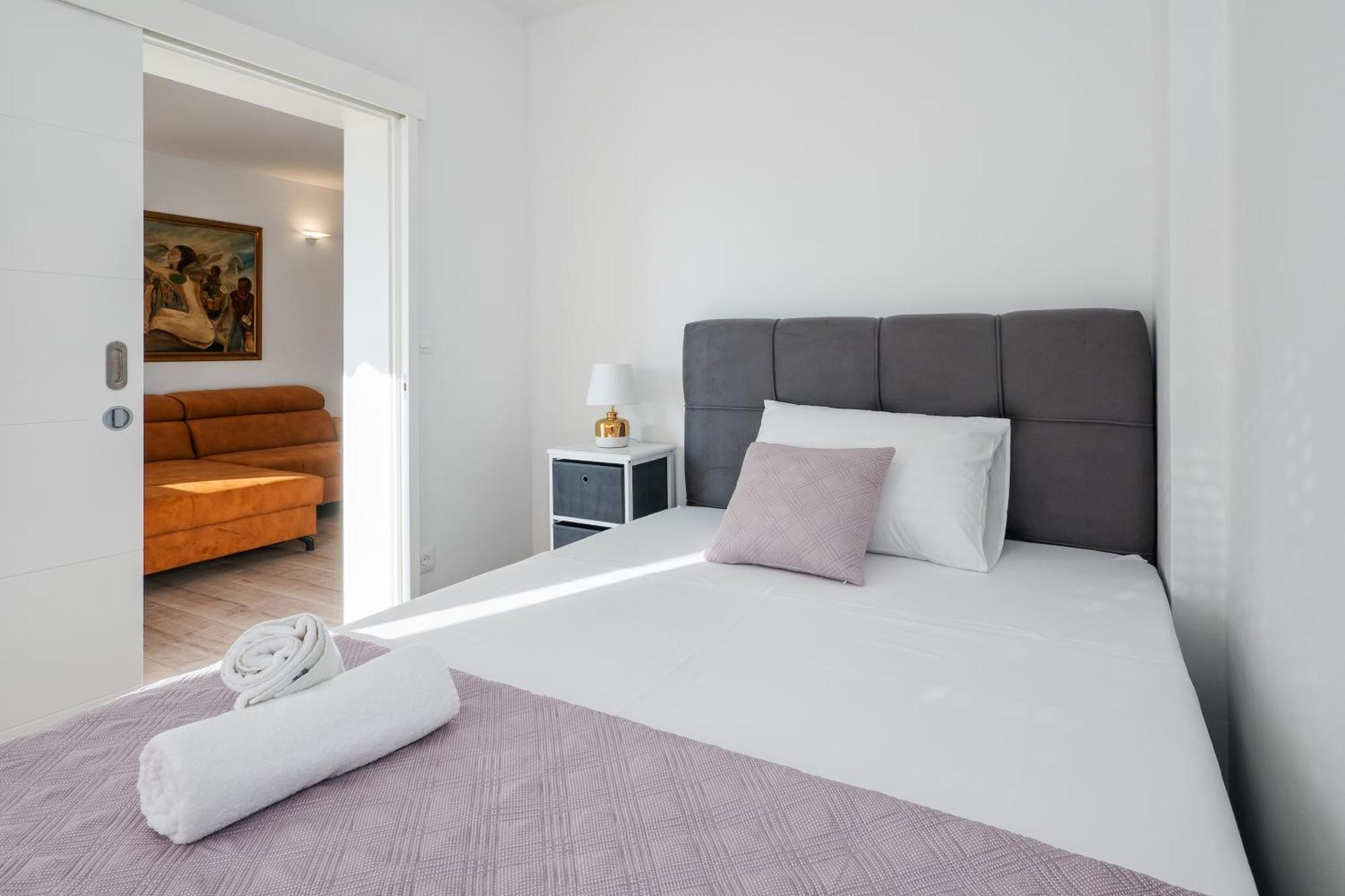 Spinut Sunset 3Bd Apartment - Sea View Balcony & Quiet Area Split Kültér fotó